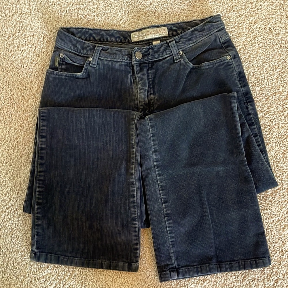 Cabelas Casuals Black Corduroy Pants Size 12